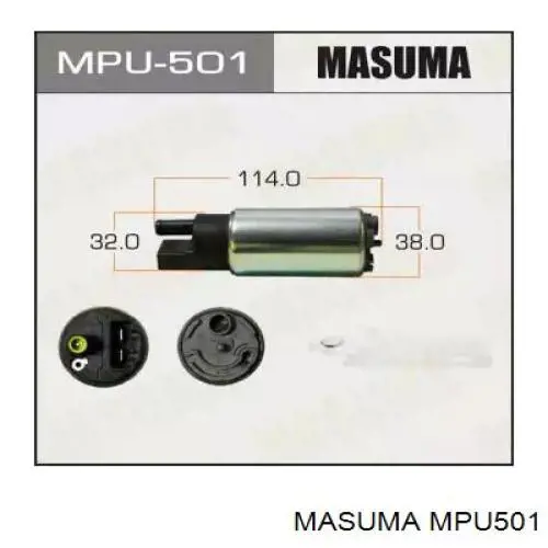 MPU501 Masuma Pompa paliwa elektryczna zanurzeniowa