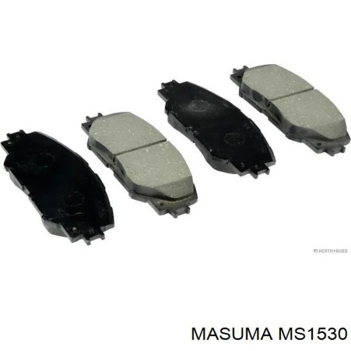 MS1530 Masuma Klocki hamulcowe przednie tarczowe