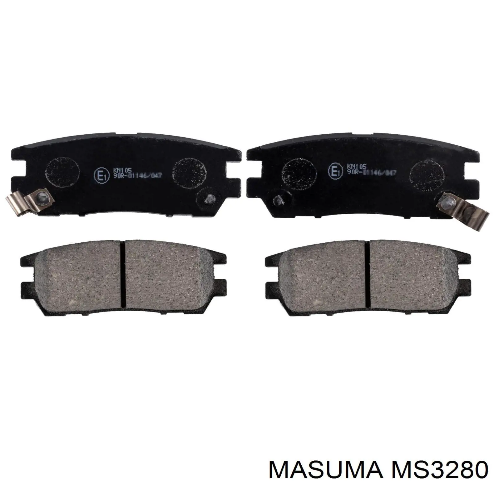 Okładziny (klocki) do hamulców tarczowych tylne Masuma MS3280 cena, od 23,02 USD