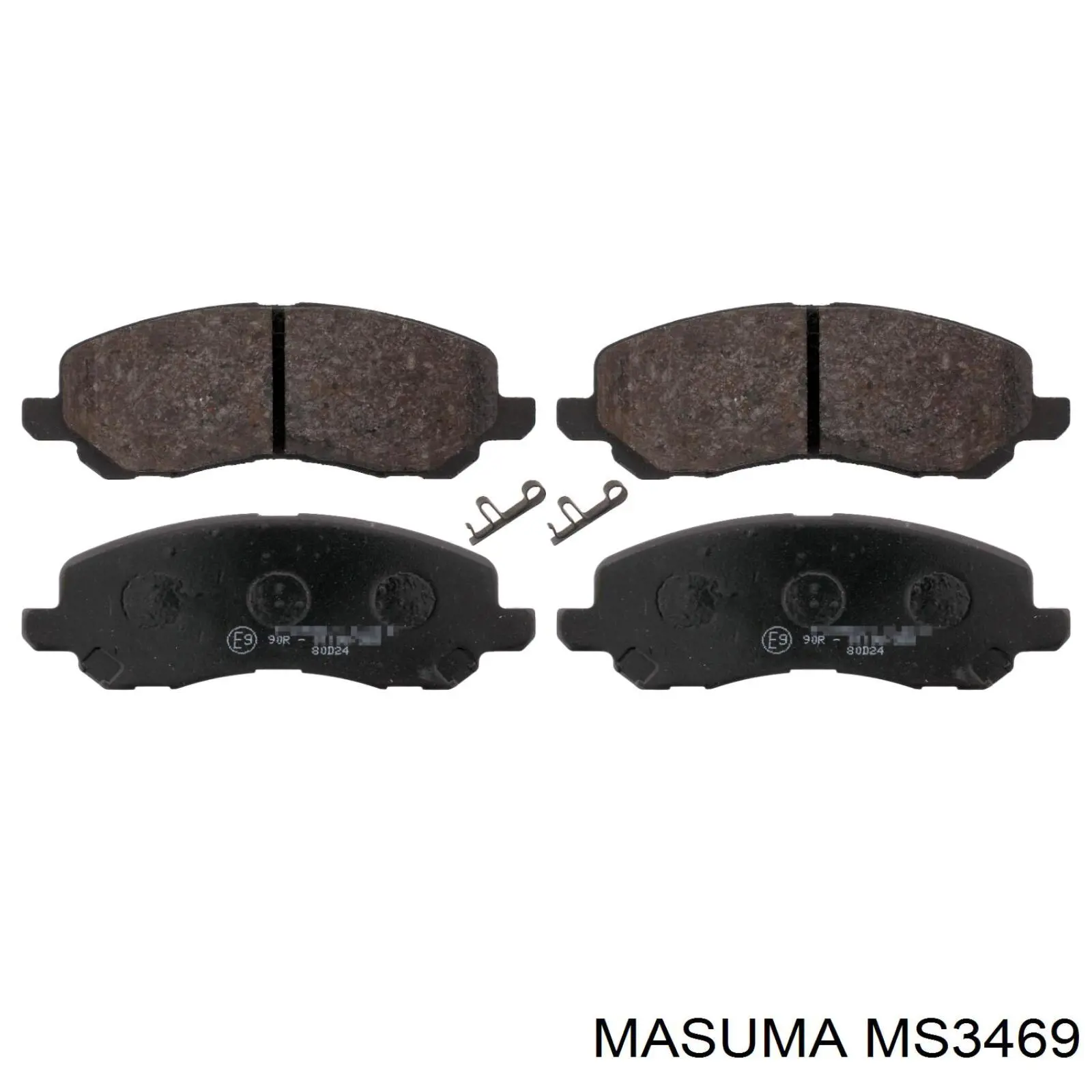 MS3469 Masuma Klocki hamulcowe przednie tarczowe