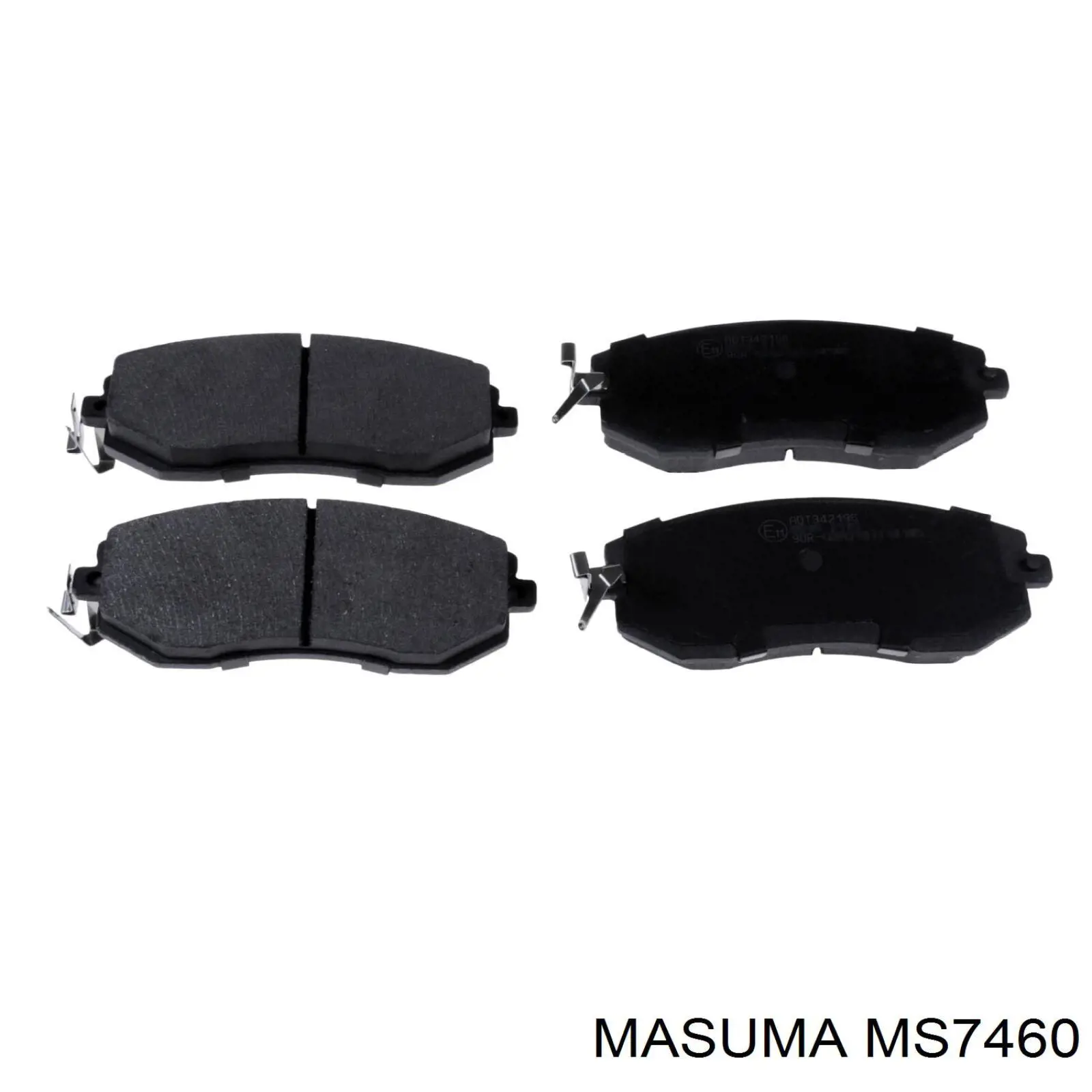 Klocki hamulcowe przednie tarczowe Masuma MS7460 cena, od 26,09 USD