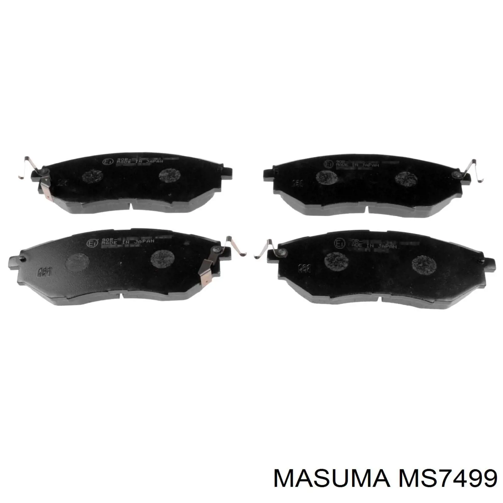Klocki hamulcowe przednie tarczowe Masuma MS7499 cena, od 25,78 USD