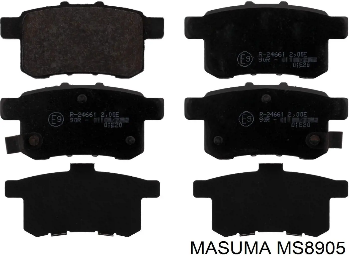 Okładziny (klocki) do hamulców tarczowych tylne Masuma MS8905 cena, od 17,15 USD
