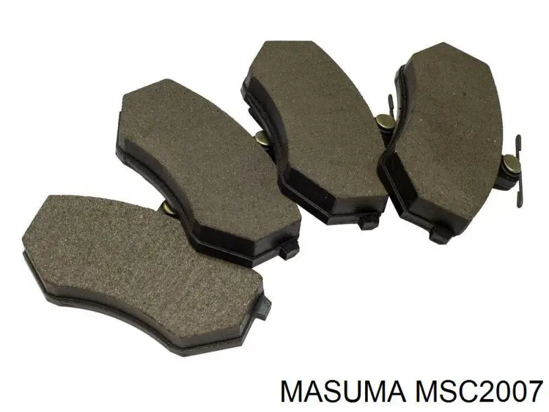 Klocki hamulcowe przednie tarczowe Masuma MSC2007 cena, od 31,76 USD