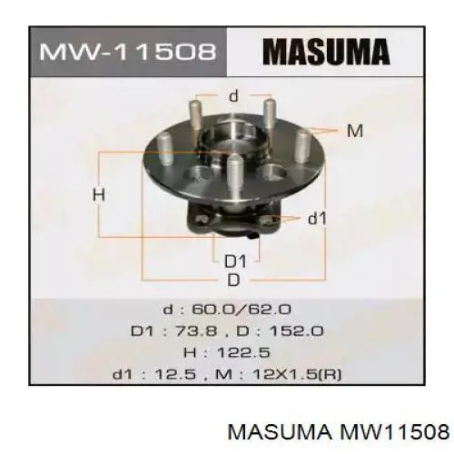 MW11508 Masuma Piasta tylna