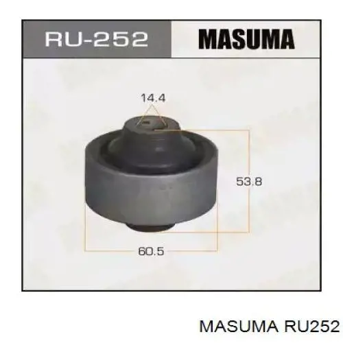 RU252 Masuma Silentblock przedniego wahacza dolnego