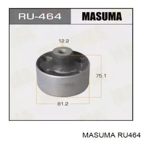 RU464 Masuma Silentblock wahacza podłużnego tylnego dolnego