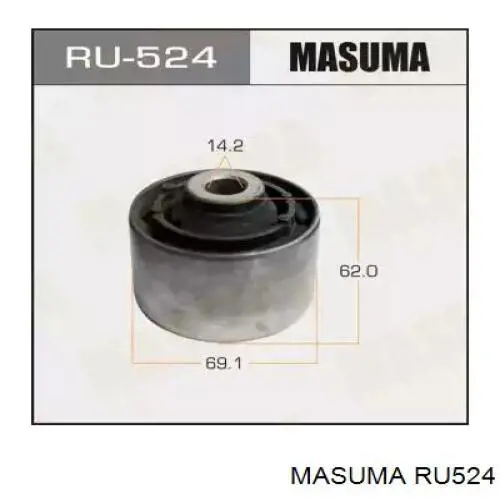 RU524 Masuma silentblock tylnego wahacza podłużnego przedni