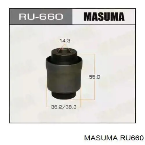 RU660 Masuma silentblock wahacza tylnego dolnego