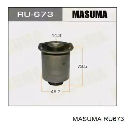 RU673 Masuma silentblock wahacza tylnego dolnego