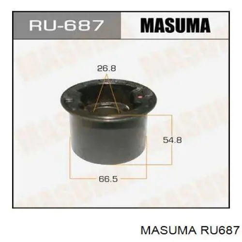 RU687 Masuma Silentblock przedniego wahacza dolnego