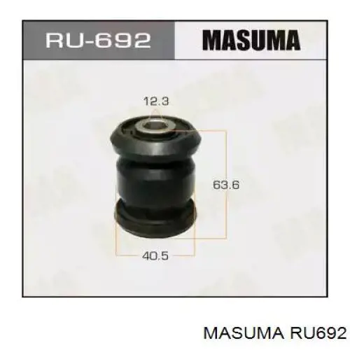 RU692 Masuma silentblock przedniego wahacza dolnego