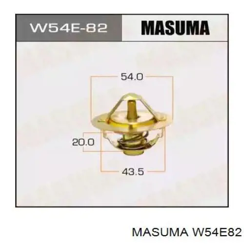 W54E82 Masuma Termostat