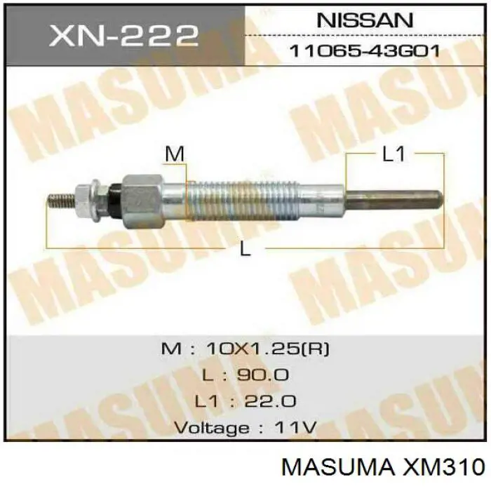 XM310 Masuma Świeca żarowa