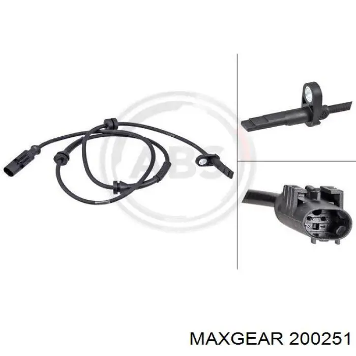 Czujnik ABS przedni Fiat/Alfa/Lancia 51799347 cena, od 24,39 USD