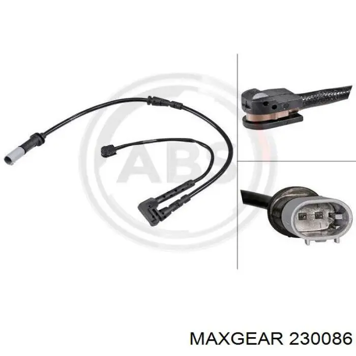 Czujnik zużycia klocków hamulcowych przedni BMW 34356887151 cena, od 15,73 USD