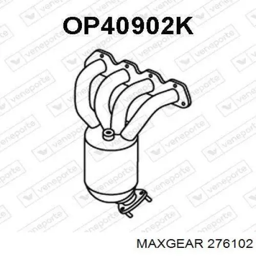 Do koszyka 55576193 General Motors Konwerter-katalizator