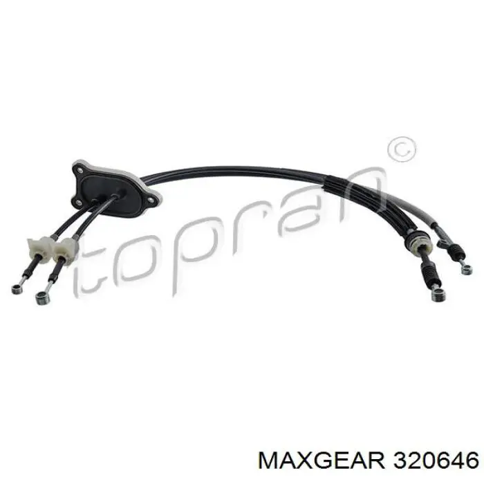Do koszyka 00002444HT Peugeot/Citroen Linka dźwigni zmiany biegów podwójna