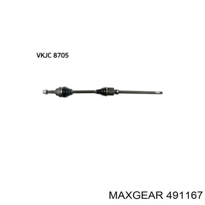Półoś napędowa przednia prawa Peugeot/Citroen 3273PN cena, od 176,39 USD