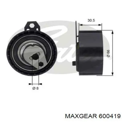 Do koszyka 600419 Maxgear Sprężyna tylna