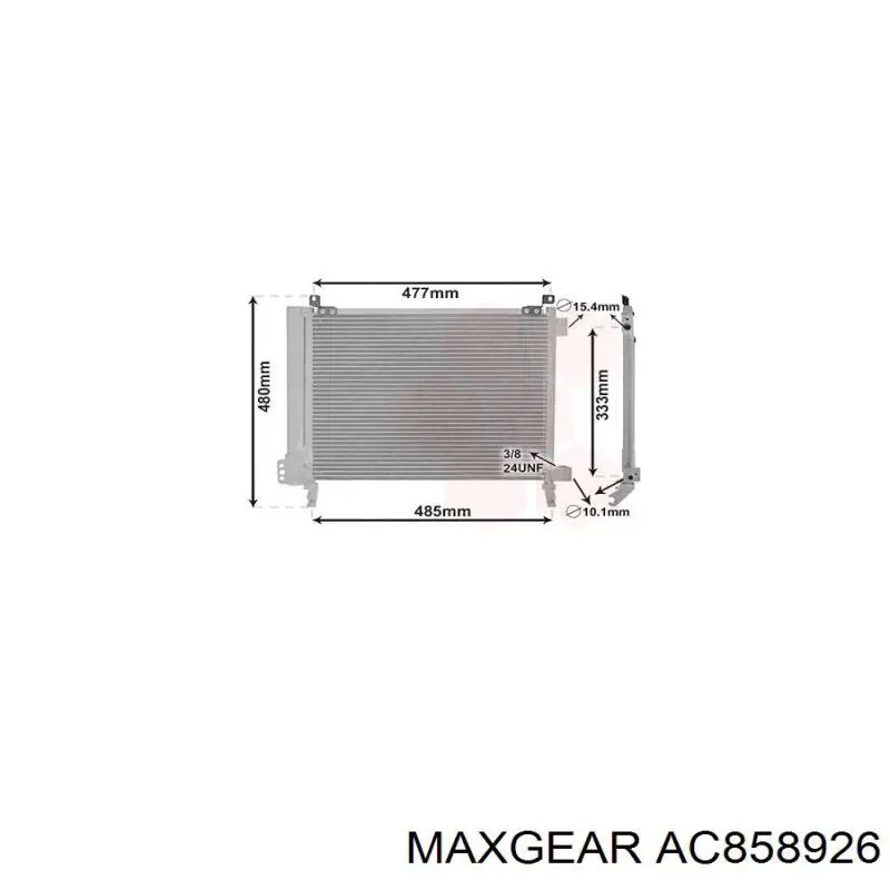Chłodnica klimatyzacji Magneti Marelli 350203793000 cena, od 92,73 USD