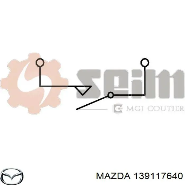 Do koszyka Czujnik włączania światła cofania Mazda 929 III HC