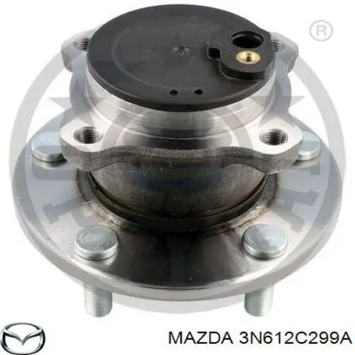 Piasta tylna Mazda 3N612C299A cena, od 69,32 USD
