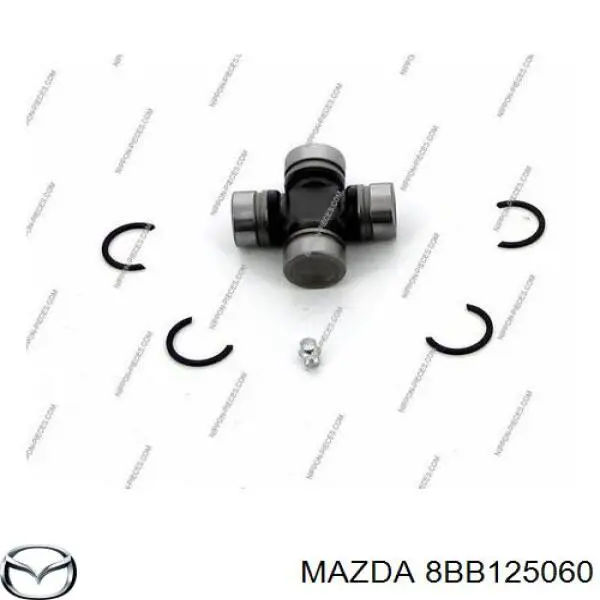 Do koszyka 8BB125060 Mazda Krzyżak wału Cardana tylnego