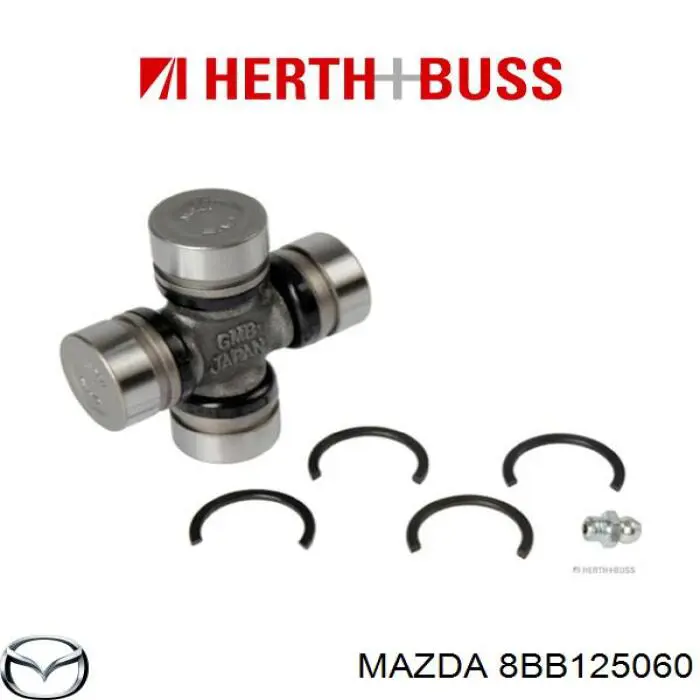 Krzyżak wału Cardana tylnego 8BB125060 Mazda