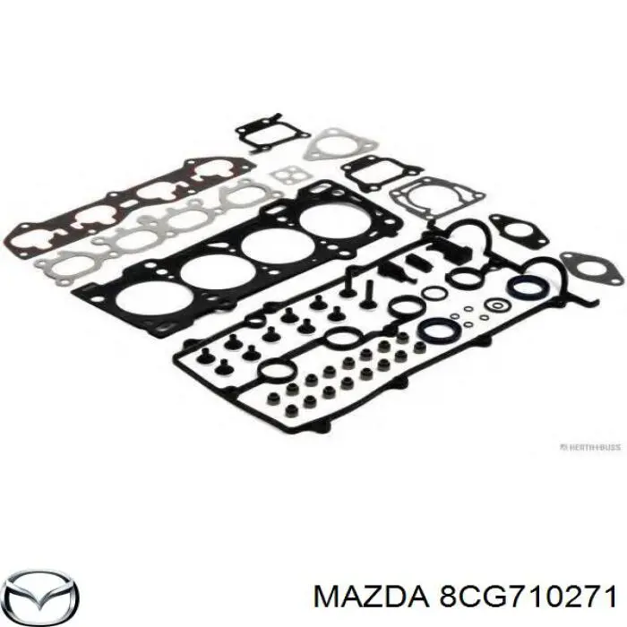 Zestaw uszczelek silnika pełny Mazda 8CG710271 cena, od 218,96 USD