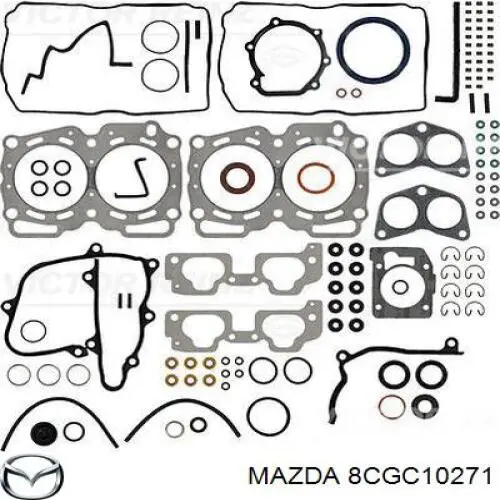 Zestaw uszczelek silnika pełny Mazda Premacy minivan (CP) (1999 - 2005) cena, od 258,28 USD