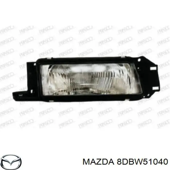 8DBW51040 Mazda Reflektor lewy