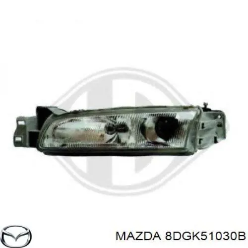 Reflektor prawy do Mazda 626 IV GE