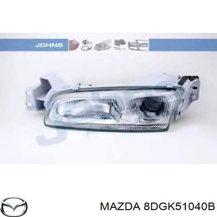 Reflektor lewy do Mazda 626 IV GE