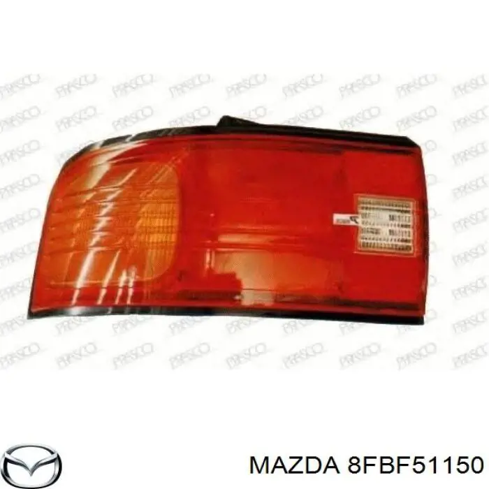 Do koszyka Lampa zespolona tylna prawa Mazda 323 S IV BG
