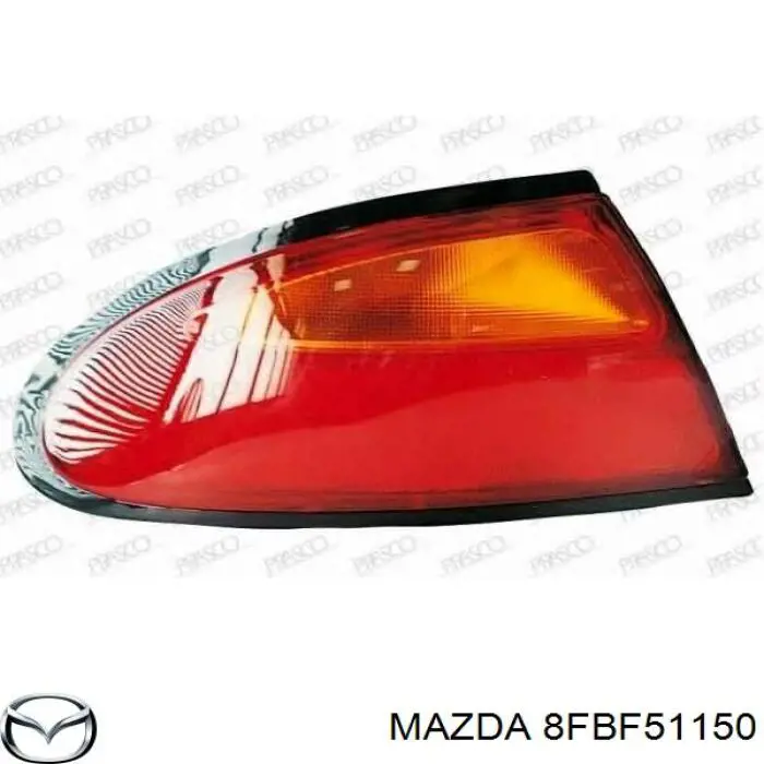  Lampa zespolona tylna prawa Mazda 323 