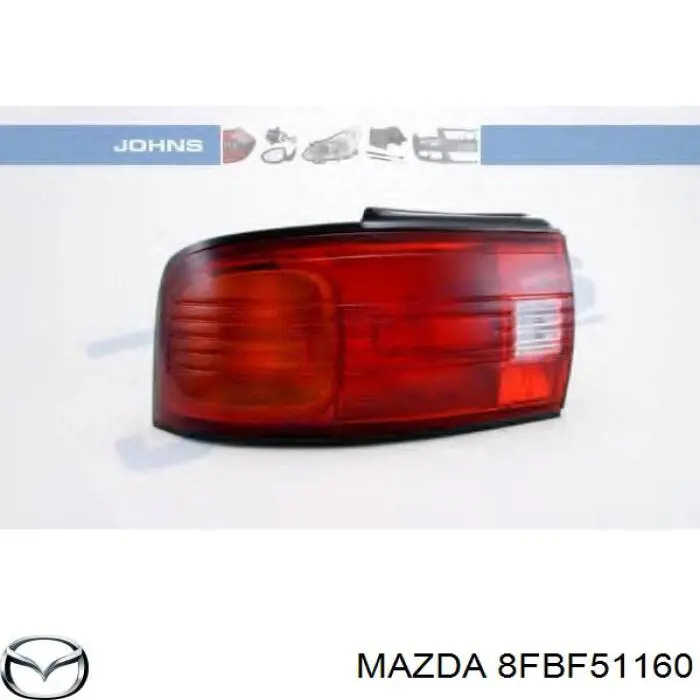 Lampa zespolona tylna lewa do Mazda 323 S IV BG