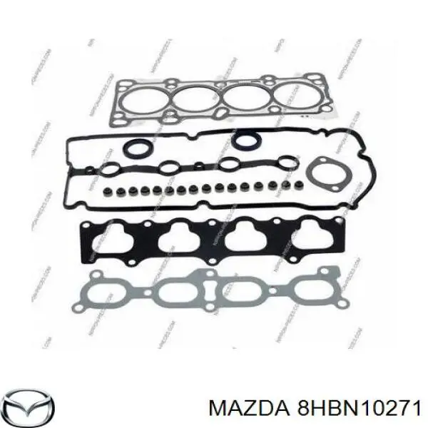 Zestaw uszczelek silnika pełny do Mazda 323 F VI BJ