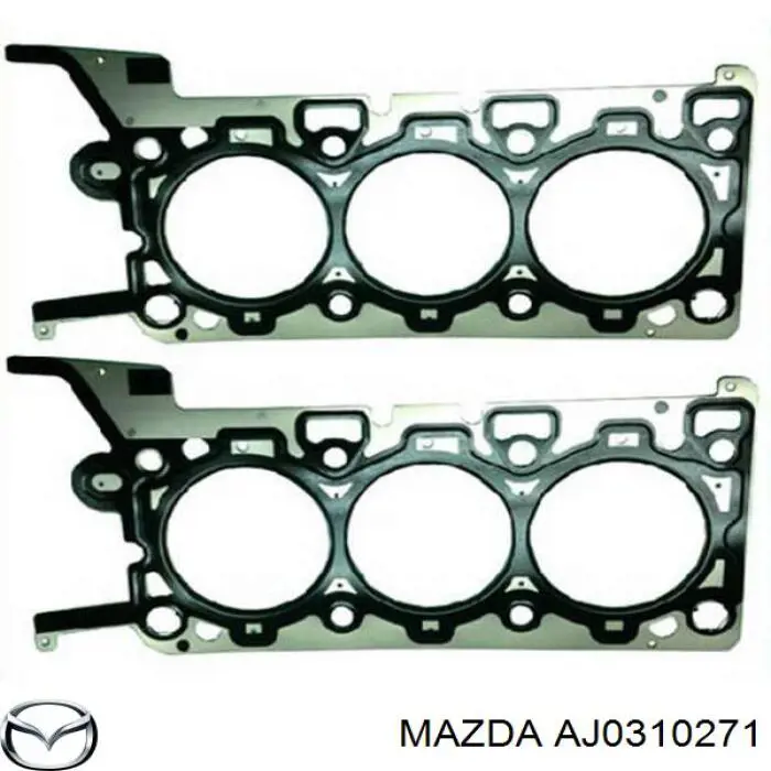 Uszczelka głowicy cylindrów prawa Mazda AJ0310271 cena, od 80,21 USD
