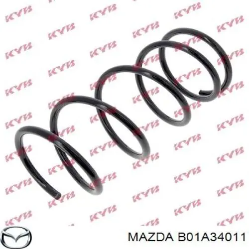 Do koszyka B01A34011 Mazda Sprężyna przednia