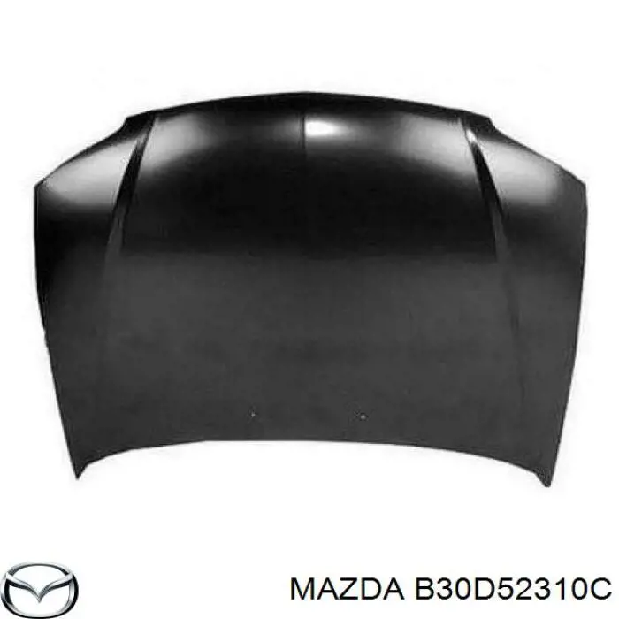 Do koszyka B30D52310C Mazda Maska silnika