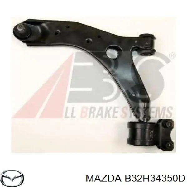 Wahacz zawieszenia przedniego dolny lewy Mazda B32H34350D cena, od 66,40 USD