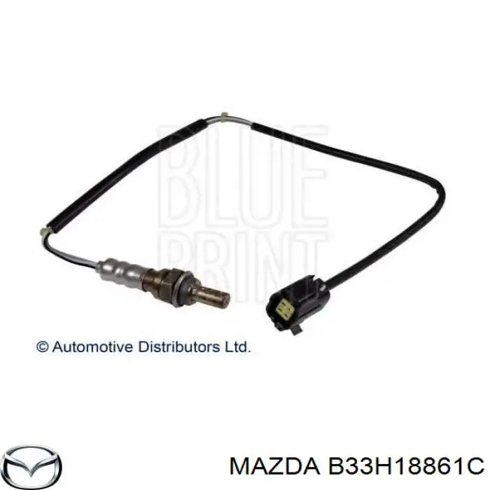 Do koszyka B33H18861C Mazda Sonda lambda, czujnik tlenu