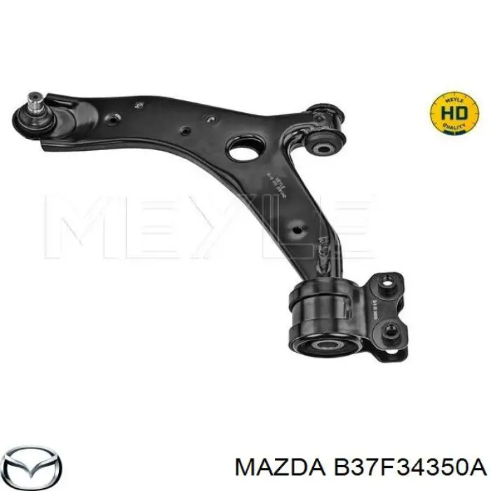 B37F34350A Mazda Wahacz zawieszenia przedniego dolny lewy