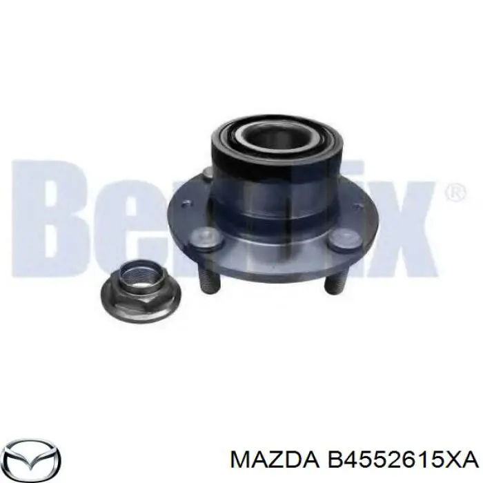 Do koszyka B4552615XA Mazda Piasta tylna