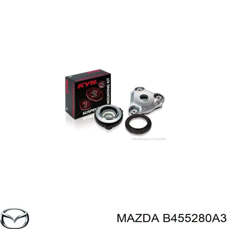 Do koszyka B455280A3 Mazda Poduszka amortyzatora tylnego