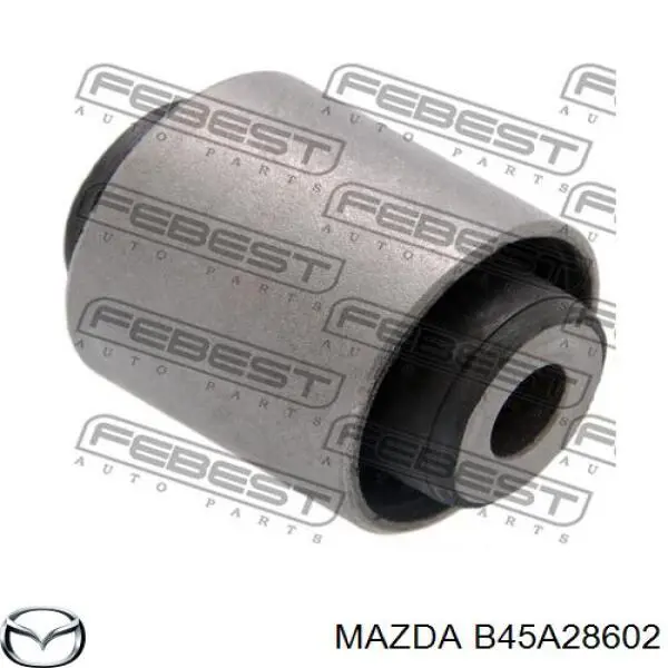 Do koszyka B45A28602 Mazda Silentblock tylnego wahacza podłużnego przedni