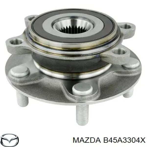 Do koszyka B45A3304X Mazda Piasta przednia