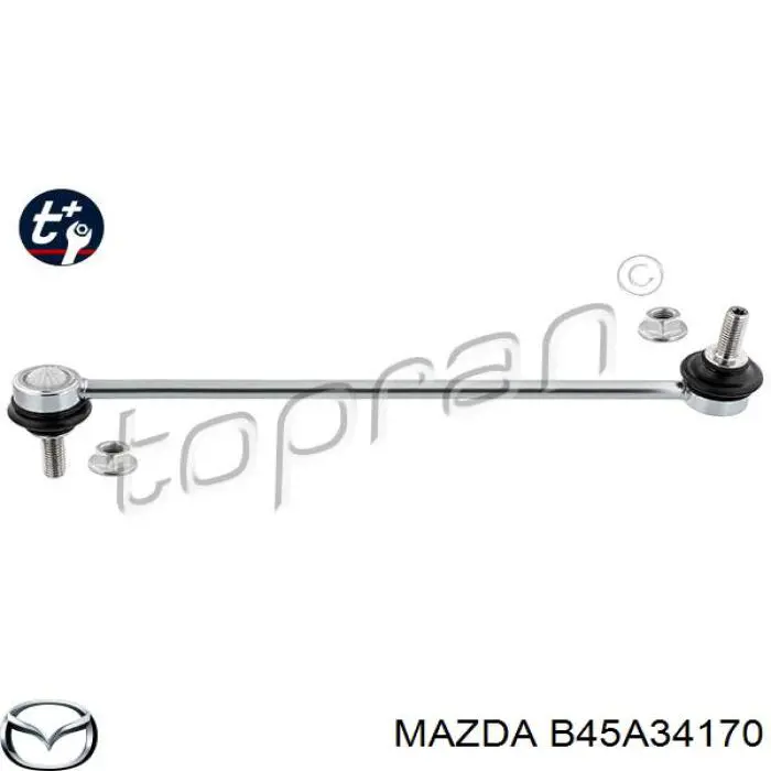 Łącznik stabilizatora przedniego lewy Mazda B45A34170 cena, od 16,95 USD