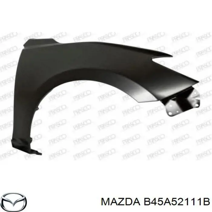Błotnik przedni prawy B45A52111B Mazda